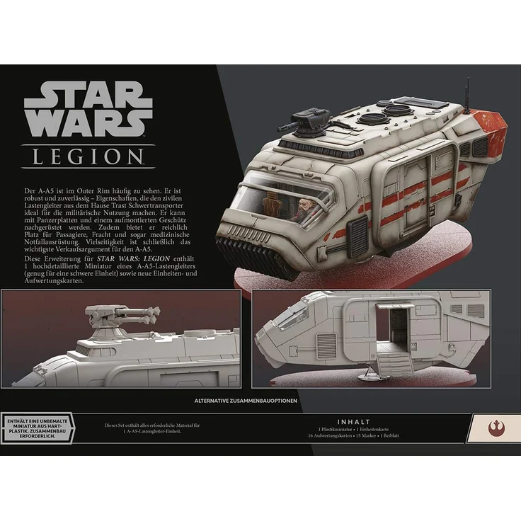 Asmodee Star Wars: Legion - A-A5-Lastengleiter, Erweiterung, Tabletop, Deutsch – Bild 3