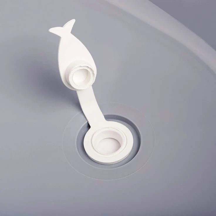 Babykajo Badewanne, Eule Grau inkl. Badewannensitz – Bild 7