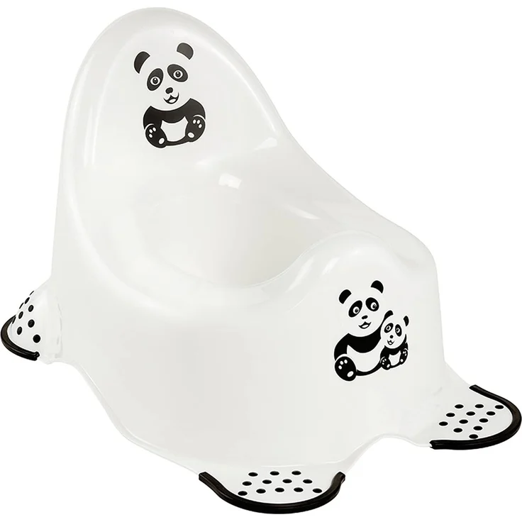 Töpfchen - Adam Panda - weiß/schwarz – Bild 1
