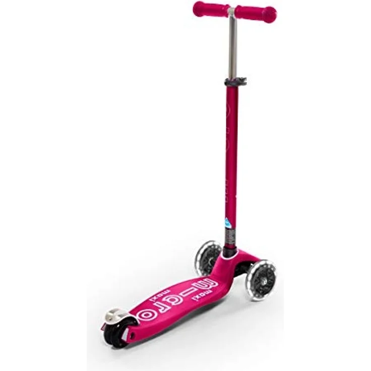Micro Maxi Deluxe LED Skateboard Hockey und Skating auf Rädern, Unisex, Rosa, Größe nica – Bild 4