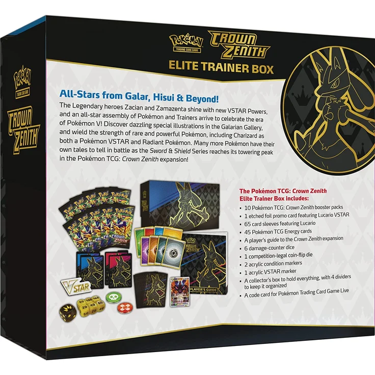 Pokemon Poke Elite Trainer Box SWSH12. 5 englisch – Bild 4