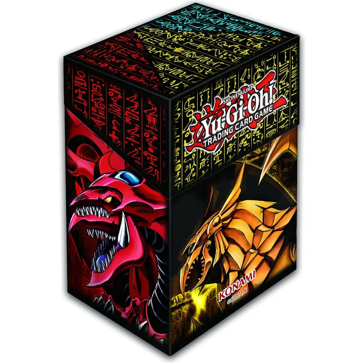 Yu-Gi-Oh! TRADING CARD GAME Slifer, Obelisk, & Ra Deckbox– Deutsche Ausgabe YGO-J21Box