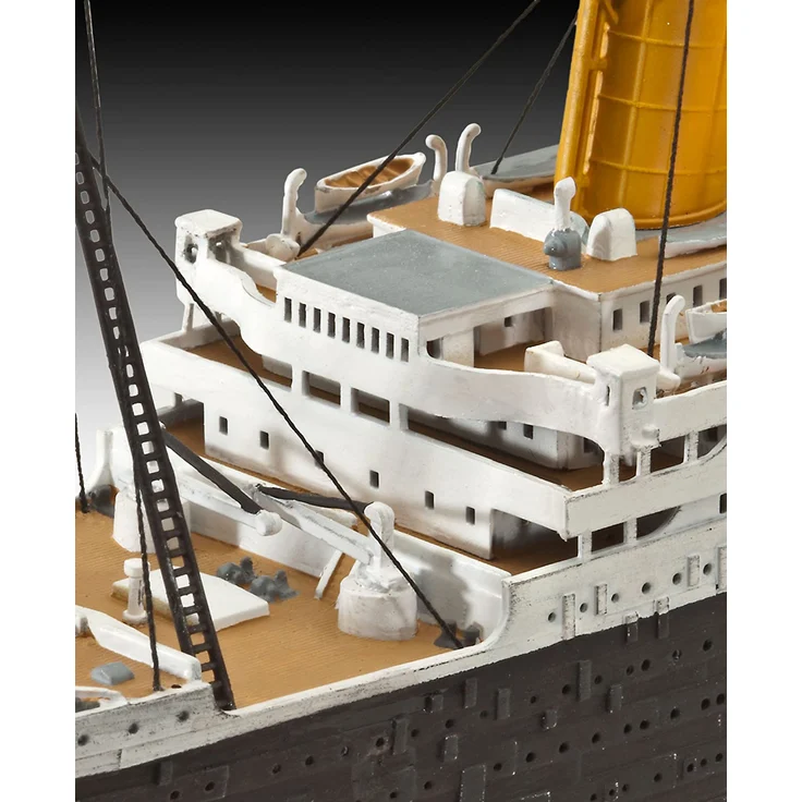 Revell Modellbausatz Schiff 1:700&1:1200 - Geschenkset R.M.S. Titanic im Maßstab 1:700&1:1200, Level 4, originalgetreue Nachbildung mit vielen Details, Kreuzfahrtschiff, 05727 - Preisvergleich – Bild 6