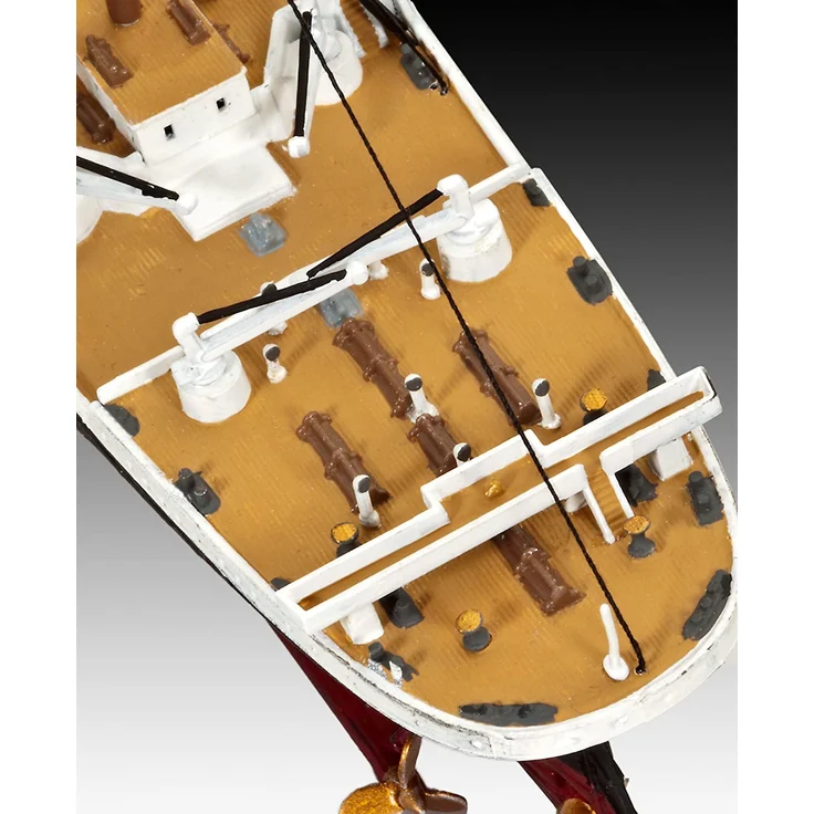 Revell Modellbausatz Schiff 1:700&1:1200 - Geschenkset R.M.S. Titanic im Maßstab 1:700&1:1200, Level 4, originalgetreue Nachbildung mit vielen Details, Kreuzfahrtschiff, 05727 - Preisvergleich – Bild 8