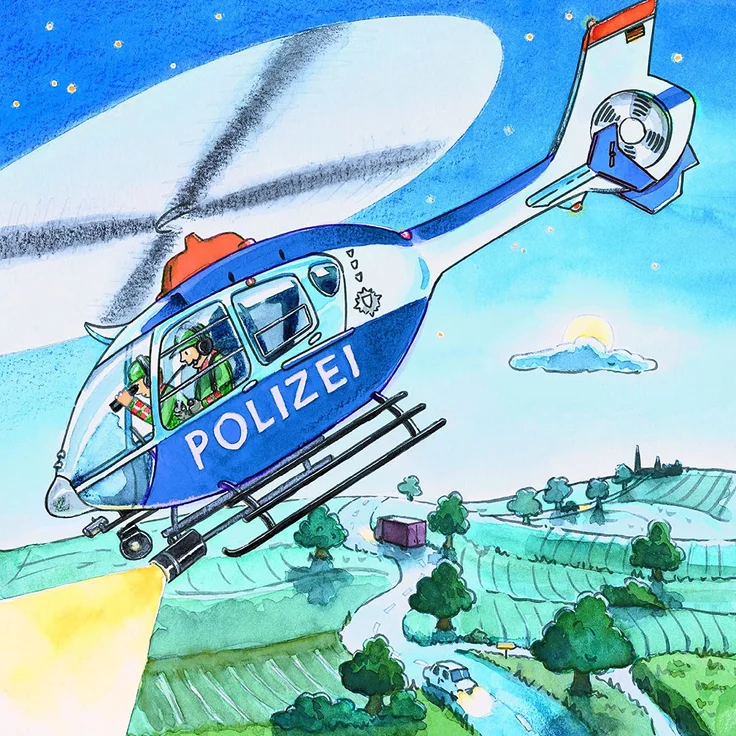 Ravensburger Kinderpuzzle 09221 - Polizeieinsatz - 3 x 49 Teile – Bild 2