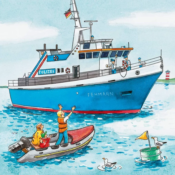 Ravensburger Kinderpuzzle 09221 - Polizeieinsatz - 3 x 49 Teile – Bild 6