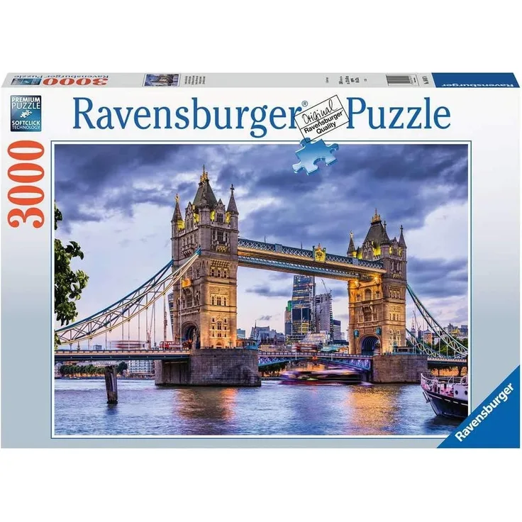 Ravensburger Puzzle 16017 - London, du schöne Stadt - Puzzle mit 3000 Teilen für Erwachsene in bewährter Ravensburger Qualität