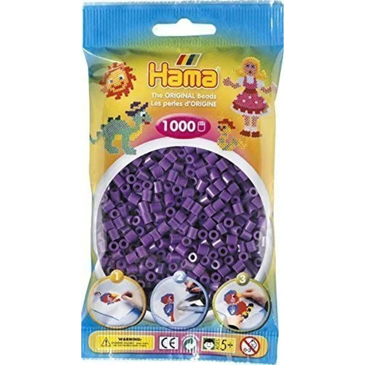 Hama Perlen Lila Beutel 1000er – Bild 3