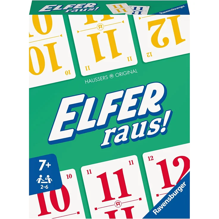 Ravensburger Elfer raus! Der Klassiker, Kartenspiel 2 - 6 Spieler, Spiel ab 7 Jahren für Kinder und Erwachsene – Bild 2