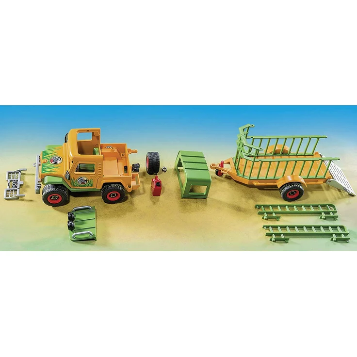 PLAYMOBIL - Rangergeländewagen mit Anhänger 6937 – Bild 5