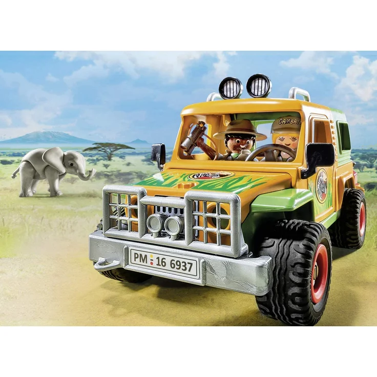 PLAYMOBIL - Rangergeländewagen mit Anhänger 6937 – Bild 4