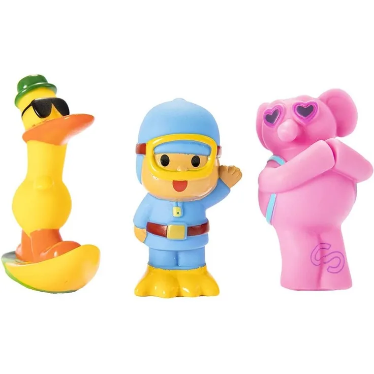 Unbekannt TO77200 Wasserfest mit Pocoyó (Packung mit 3 Badfiguren), No Color