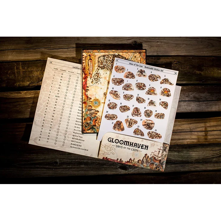 CPH00502 - Ablösbares Sticker-Set für Gloomhaven: Die Pranken des Löwen – Bild 4