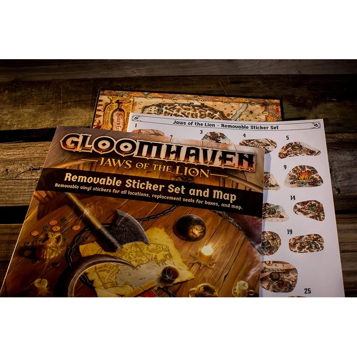 CPH00502 - Ablösbares Sticker-Set für Gloomhaven: Die Pranken des Löwen – Bild 3