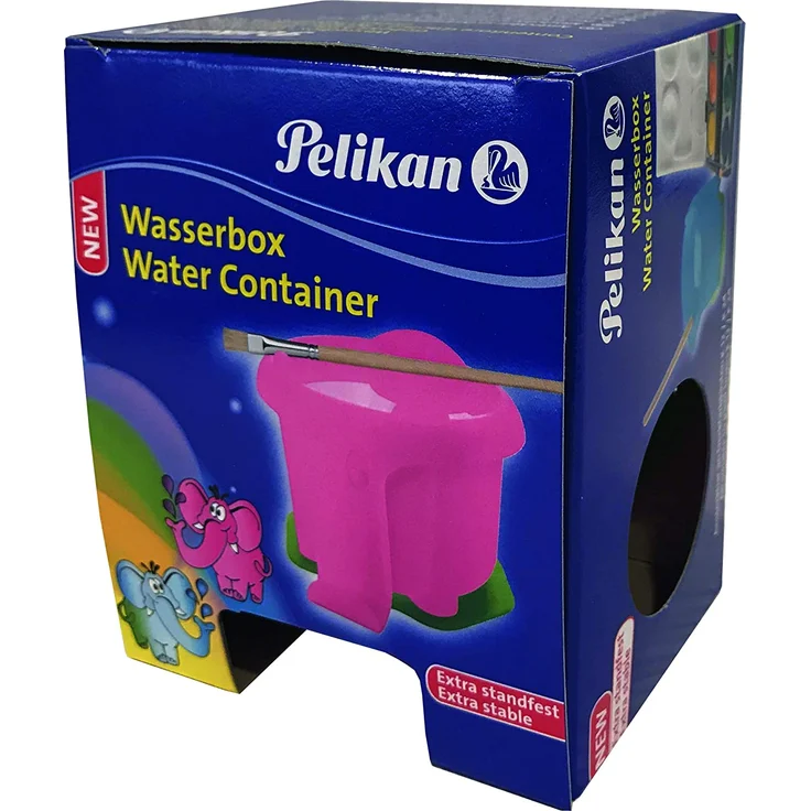 Pelikan Wasserbox Pink Elefant mit Pinselhalter und Wasserkammer – Bild 2