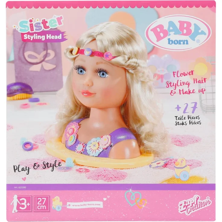 Zapf BABY born Sister Styling Head – Bild 9