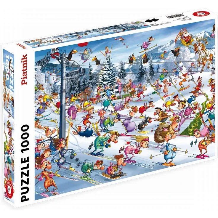 Piatnik 5351 - Ruyer, Christmas Ski 1000 Teile