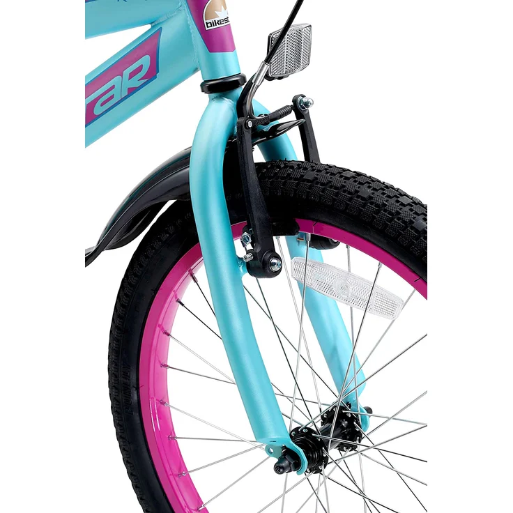 Bikestar Kinderfahrrad Urban Jungle, 20 Zoll Berry & Türkis – Bild 6