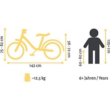 Bikestar Kinderfahrrad Urban Jungle, 20 Zoll Berry & Türkis: Tests