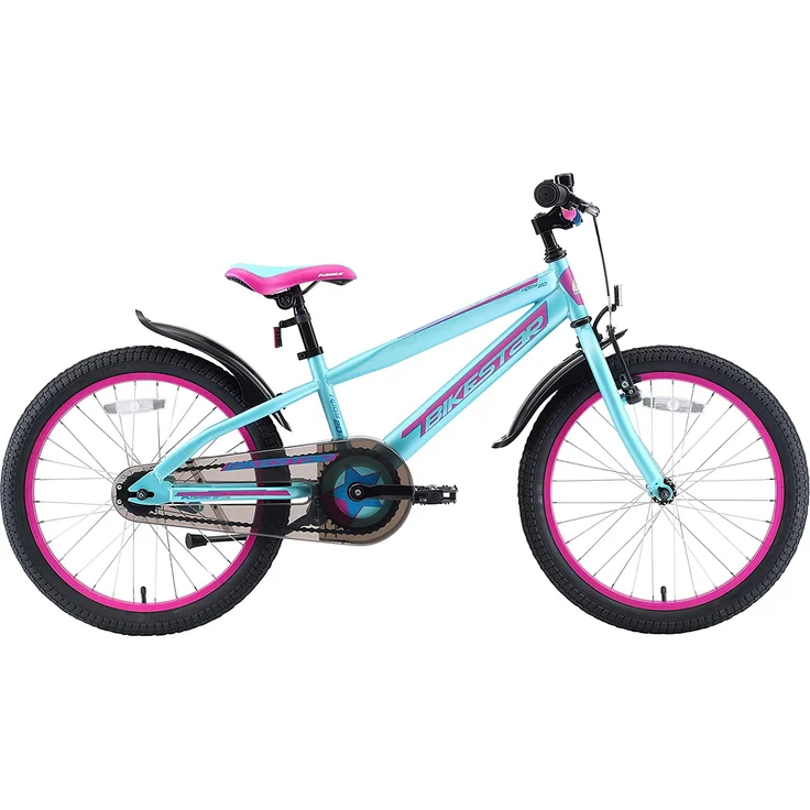 Bikestar Kinderfahrrad Urban Jungle, 20 Zoll Berry & Türkis – Bild 2
