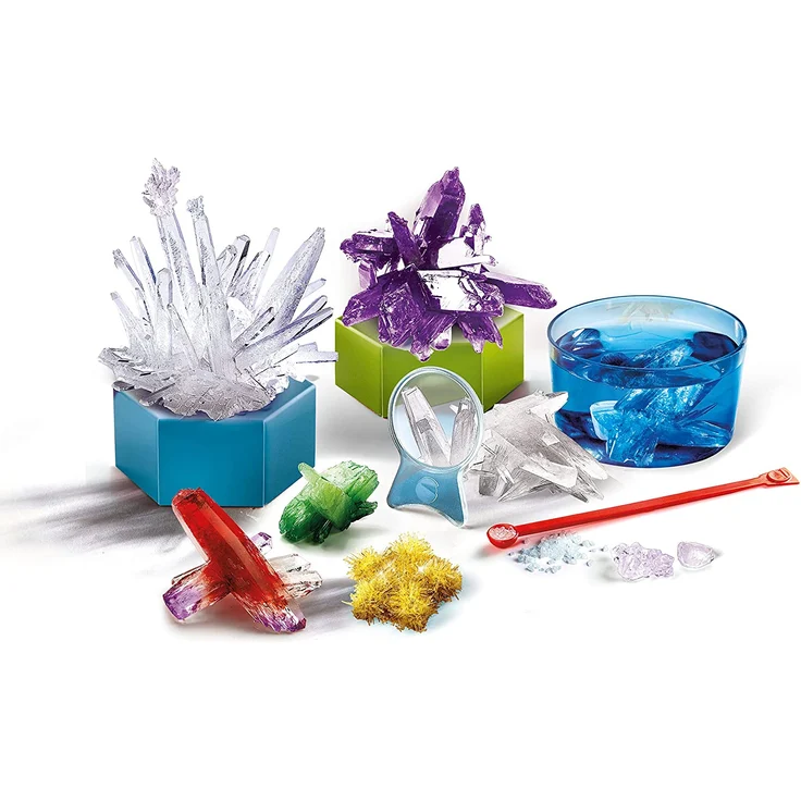 Clementoni 59130 Galileo Science – Kristalle selbst züchten Mega, Experimentierkasten für Kinder ab 8 Jahren, farbenfrohe Experimente fürs Kinderzimmer – Bild 2