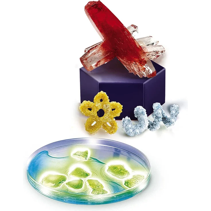 Clementoni 59130 Galileo Science – Kristalle selbst züchten Mega, Experimentierkasten für Kinder ab 8 Jahren, farbenfrohe Experimente fürs Kinderzimmer – Bild 7