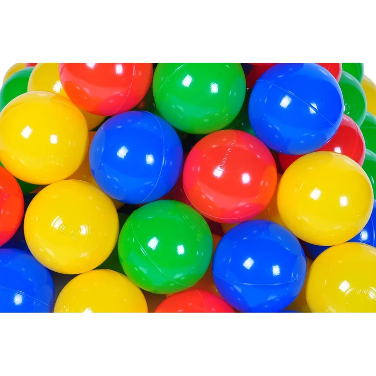 Knorrtoys 56789 - 100 Bälle in knalligem Blau, Rot, Gelb und Grün ohne gefährliche Weichmacher - ca. Ø 6 cm - TÜV Zertifiziert – Bild 2