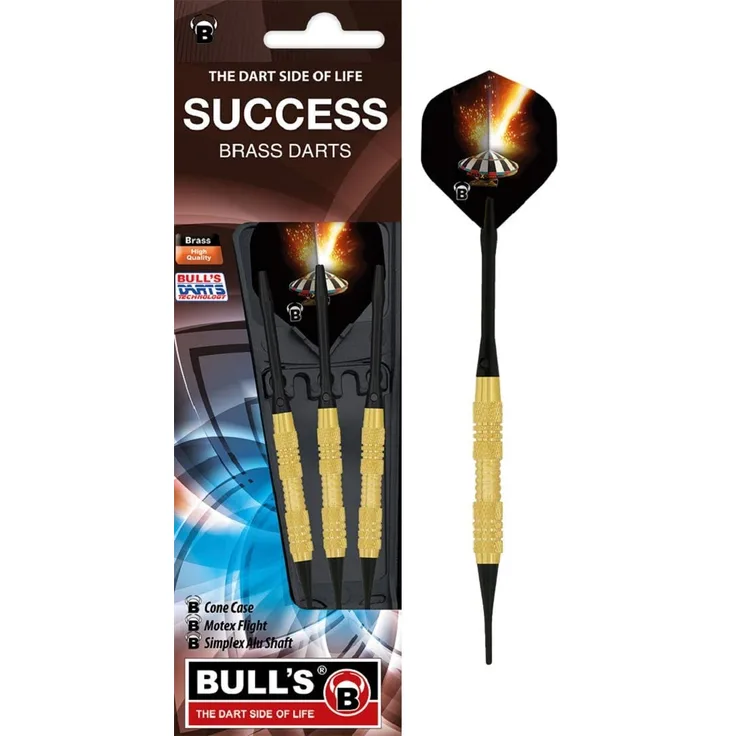 BULL'S Success Soft Dart, Gold, 16g