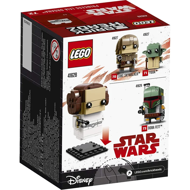 LEGO BrickHeadz Prinzessin Leia Organa (41628) – Star-Wars-Spielzeug – Bild 2