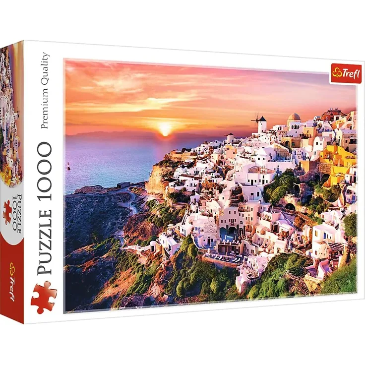 Puzzles - '1000' - Sunset over Santorini