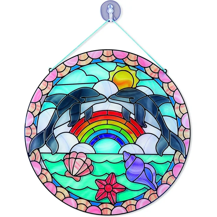 Melissa & Doug Glasmalerei leicht gemacht - Delfin