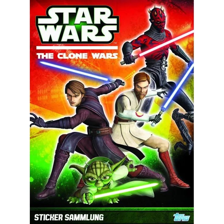 Star Wars The Clone Wars 2013 Sticker Album