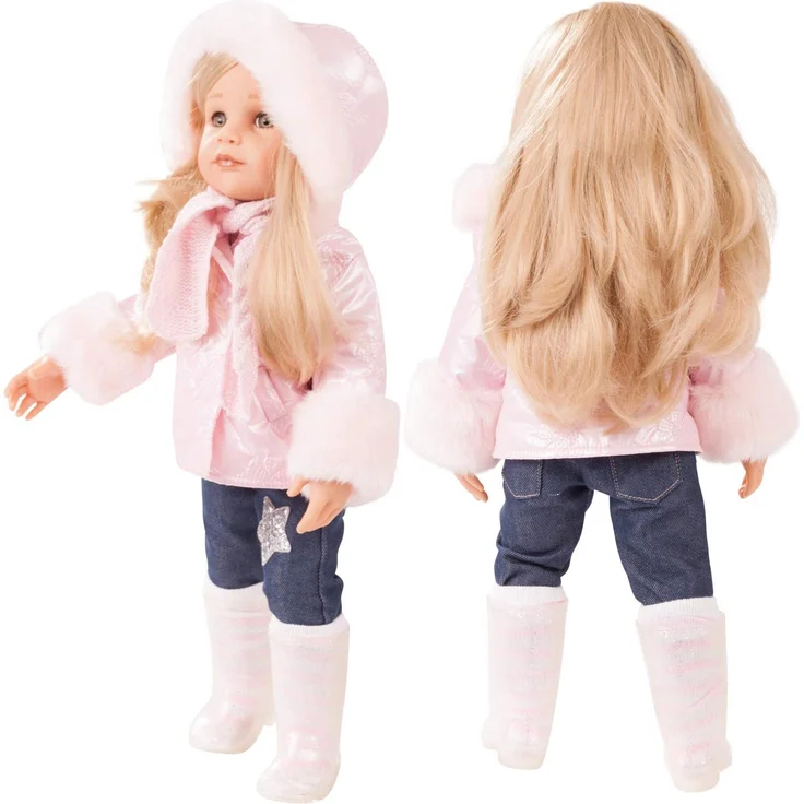 Götz 1959093 Hannah All Year Round Puppe - 50 cm große Stehpuppe, Blonde Haare, steingraue Augen - 16-teiliges Set – Bild 2