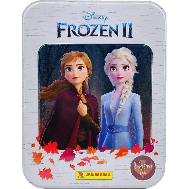 Panini France SA-MEGA Metall-Album + 20 Hüllen + 3 Limitierte Auflage + Kartenhalter Frozen 2 Movie 2019, 2533-022