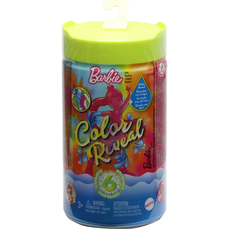 Mattel HCC90 Barbie Color Reveal Chelsea Neon Tie-Dye Series, sortiert , 1 Stück, zufällige Auswahl – Bild 6