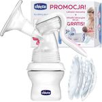 Chicco Brustpumpe manuell 300 ml Silikon weiß