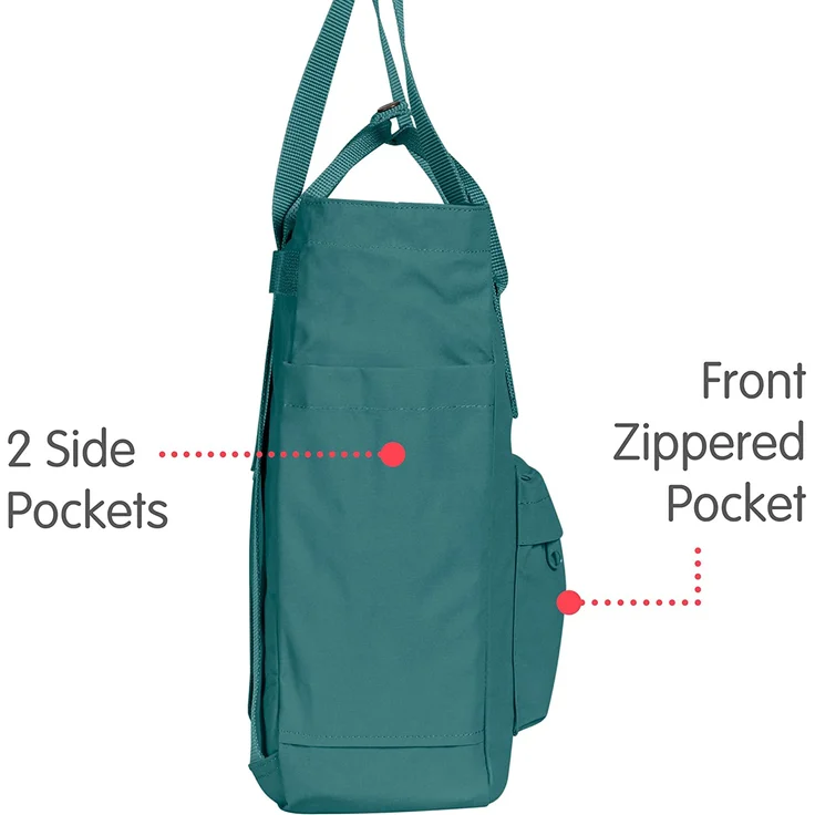 FJÄLLRÄVEN Totepack Rucksack/Shopper Blau – Bild 4