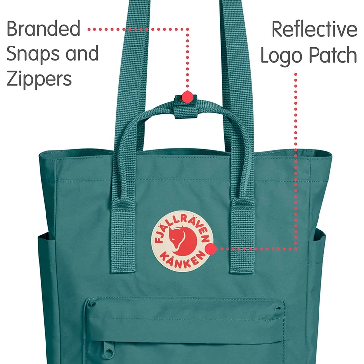 FJÄLLRÄVEN Totepack Rucksack/Shopper Blau – Bild 2