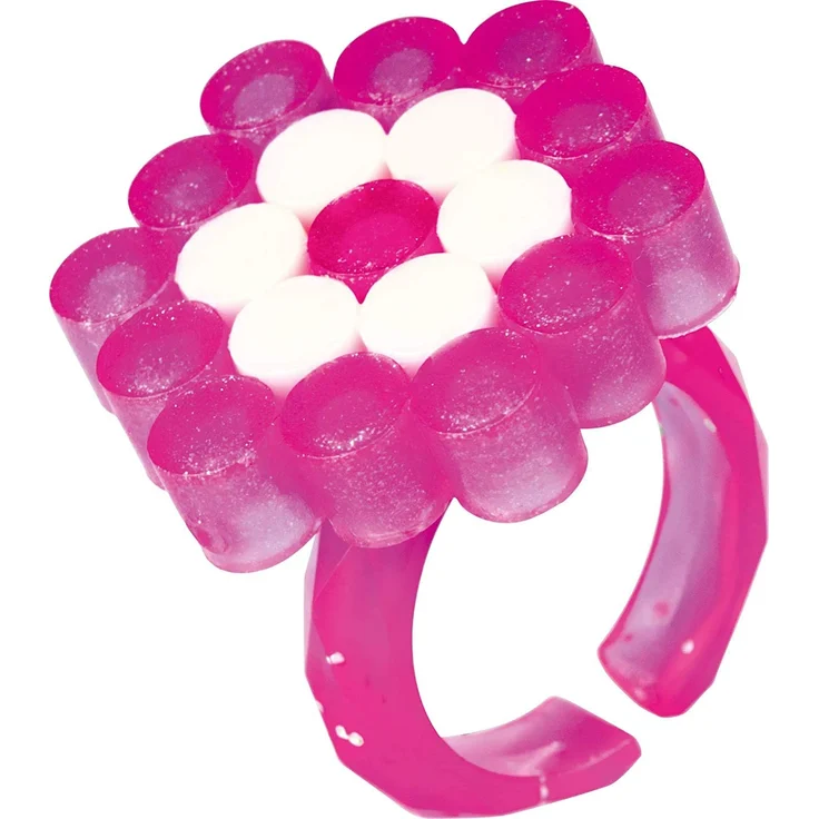 CRAZE Kinderringe Splash BEADYS Beginner-Set Ringe Kinderschmuck Bastelset 17852, bunt – Bild 6
