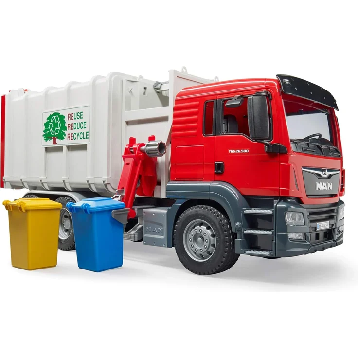 Bruder 3761 Man TGS Seitenlader Müll - LKW – Bild 1