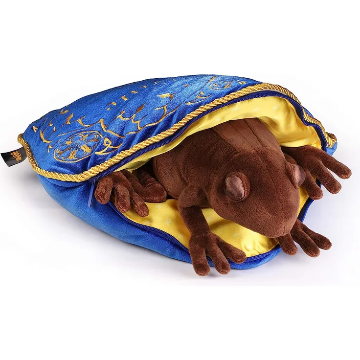 The Noble Collection Schokoladenfrosch-Plüsch und Kissen
