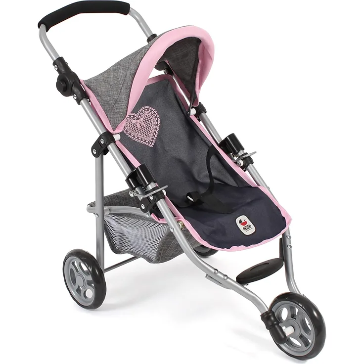 Bayer Chic 2000 Jogging-Buggy LOLA Melange grau-navy