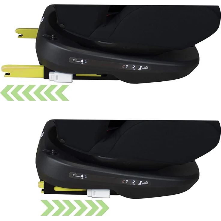 XOMAX 916 Kindersitz drehbar 360° mit ISOFIX und Liegefunktion I mitwachsend I 0-36 kg, 0-12 Jahre, Gruppe 0/1/2/3 I 5-Punkt-Gurt und 3-Punkt-Gurt I Bezug abnehmbar, waschbar I ECE R44/04 - Preisvergleich – Bild 6