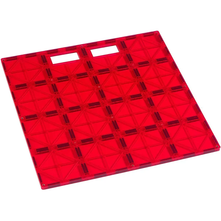 Playmags: Super-Durable Gebäude Stabilizer Set - Kompatibel mit führenden Magnetic Fliesen Marken - Dauerhafte Gebäude Set 1 enthält - 12 "x12 & 4 - 6 "x6 (Farben können variieren) – Bild 4