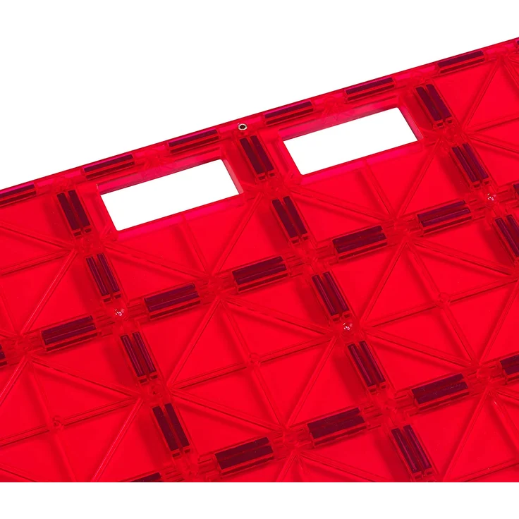 Playmags: Super-Durable Gebäude Stabilizer Set - Kompatibel mit führenden Magnetic Fliesen Marken - Dauerhafte Gebäude Set 1 enthält - 12 "x12 & 4 - 6 "x6 (Farben können variieren) – Bild 5