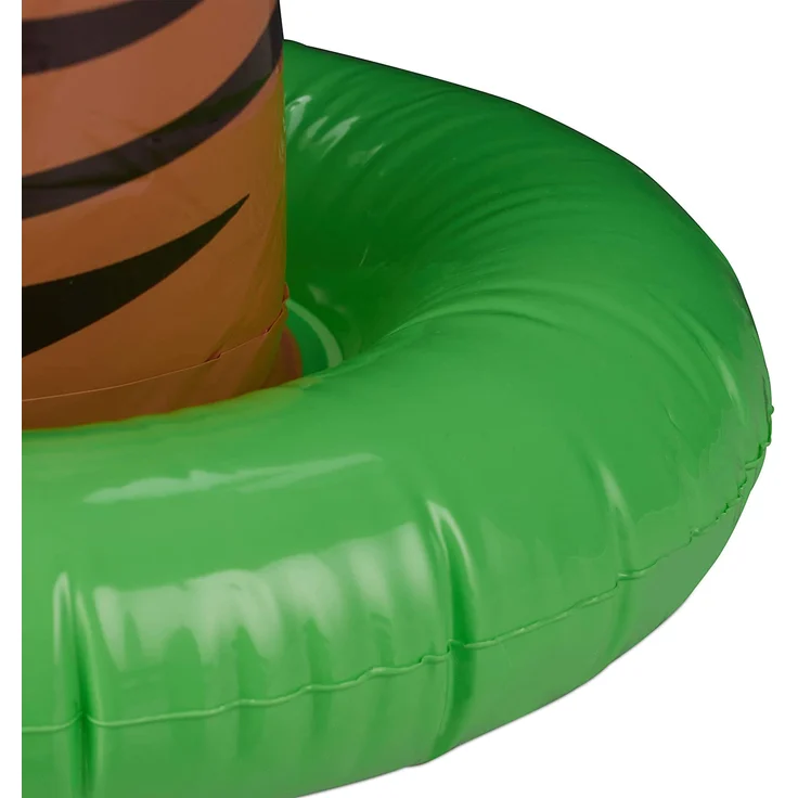 Relaxdays Aufblasbare Palme, coole Pool Deko, Dekopalme zum Aufblasen, sommerliche Partydeko, 80 cm hoch, grün-braun – Bild 8