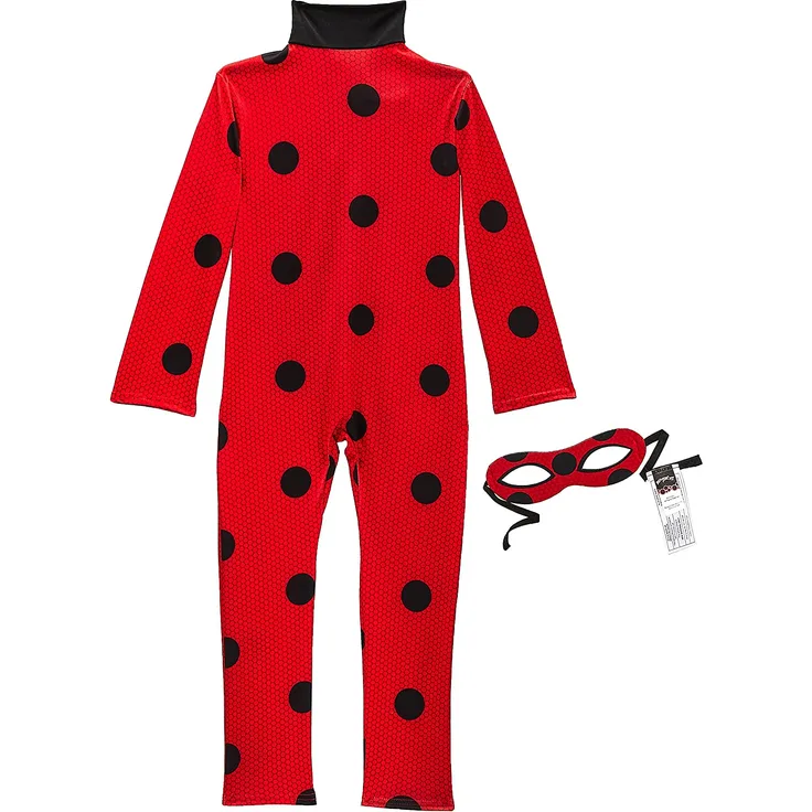 Rubie‘s Miraculous Lady Bug Classic IT620794 Kostüm für Kinder, Mehrfarbig, Größe XS