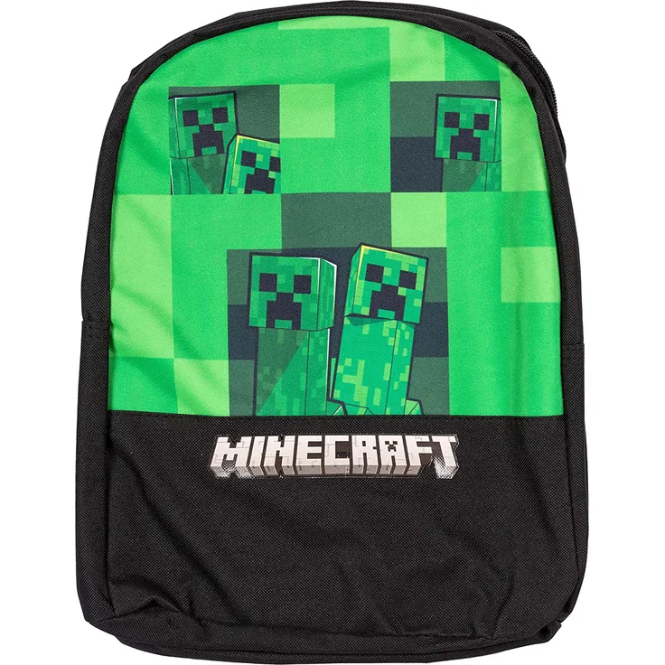 Minecraft - Rucksack - schwarz/grün