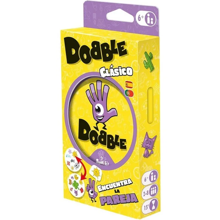 Exklusiv auf Amazon: Zygomatic Dobble Classic Blister Eco - Kartenspiel in Spanisch und Portugiesisch[Exklusiv bei Amazon]