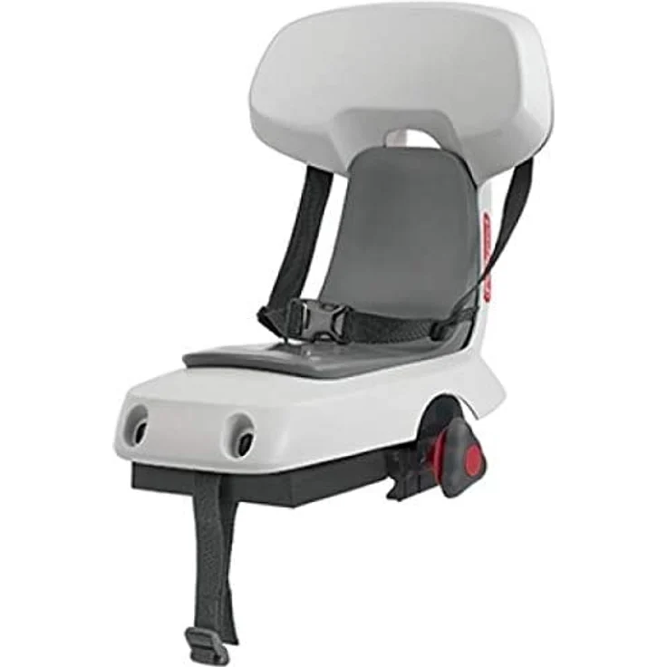 Polisport 'Guppy' Fahrradsitz hinter, bis 35 kg, weiß / grau – Bild 1